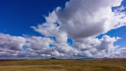 Time lapse - Scenic Grassland in South Dakota