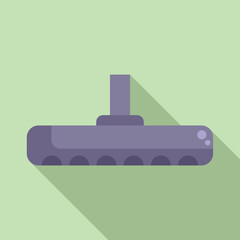 Shower head icon flat vector. Sanitary spa room. Cold hot drops