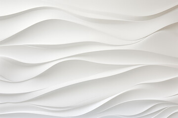Wavy white paper texture background