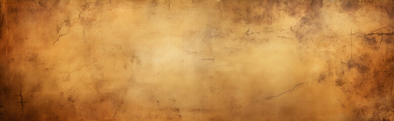 Old vintage wide background paper, rough texture for design paper background. Brown color wallpaper. Ancient paper of the 18th century.