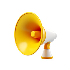 3D Render of a Megaphone