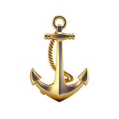 Luxury gold anchor