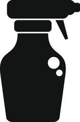 Canister sprayer air icon simple vector. Gear spout. Paint air nozzle