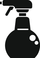 Reuse spray bottle icon simple vector. Hand wash atomizer. Powder graffiti