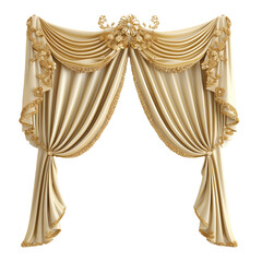 Luxury Gold Curtain