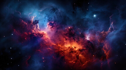 Fascinating cosmic nebulae and hypnotic galactic patterns - obrazy, fototapety, plakaty