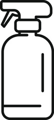 Spray cleaning icon outline vector. Hand atomizer. Water gun