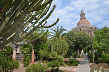 garden of a church