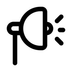 Lamp Line UI Icon