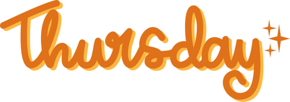 Thursday Lettering