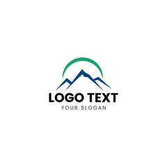 Mountain Logo Design Vector Modern 