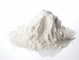 Fototapeta na wymiar All-purpose flour isolated on white background