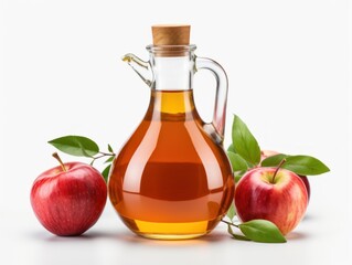  Apple cider isolated on white background