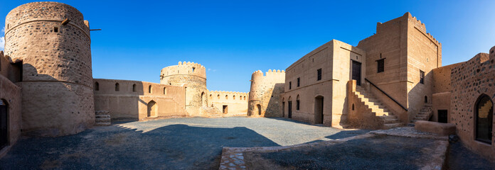 16th Century Fujairah Fort, one of the oldest and most prominent in United Arab Emirates