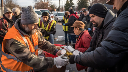 Volunteers Come Together for a Heartwarming Charity Event to Help the Homeless and Spread Hope