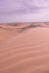 The Badain Jaran Desert is a desert in China, vertical image