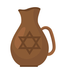 hanukkah jar with star