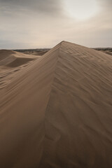 Tengger desert scenery, Inner Mongolia, China