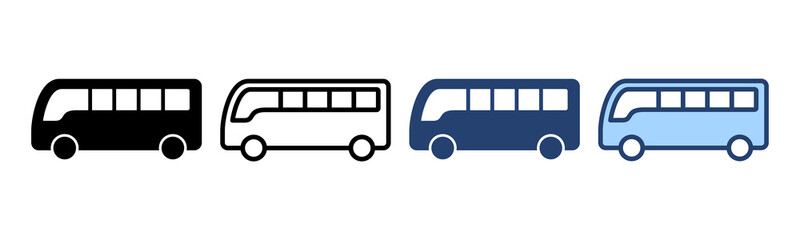 Bus icon vector. bus sign and symbol