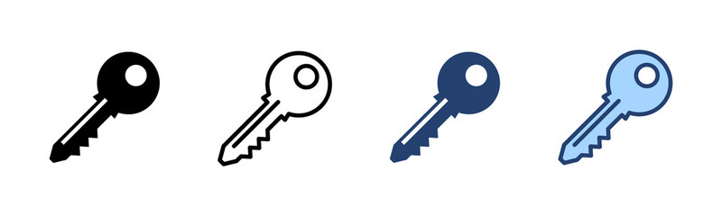 Key icon vector. Key sign and symbol.