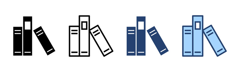 Library icon vector. education sign and symbol
