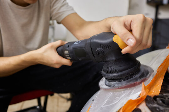 Car detailing concept. Auto cleaning and polish