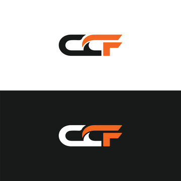 CCF logo. C C F design. White CCF letter. CCF, C C F letter logo design. Initial letter CCF linked circle uppercase monogram logo. C C F letter logo vector design. 