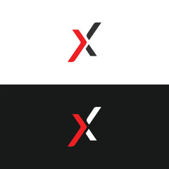 X letter logo, Letter X logo, X letter icon Design with black background. Luxury X letter 
