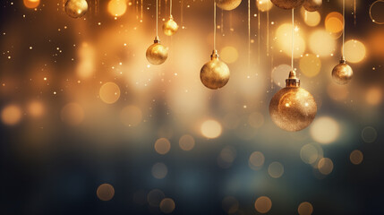 christmas lights background, bokeh background, background for Christmas Ai generated 