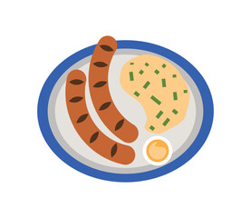 germany food with sausage