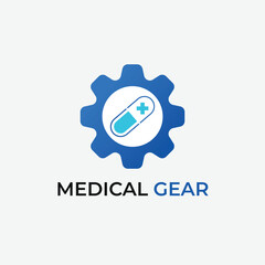 Medical gear logo design