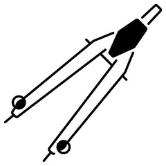 Compass Ruller Icon