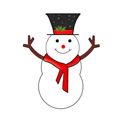 Happy snowman