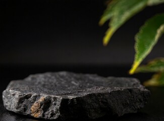 Stone rock podium for product display - Powered by Adobe