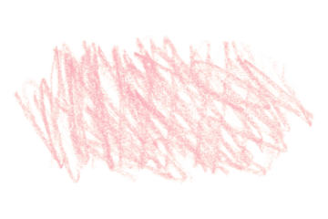 pink pencil strokes isolated on transparent background