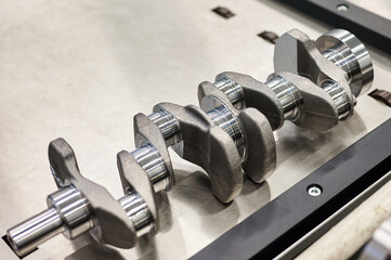 Crankshafts for automobile engines ready for installation