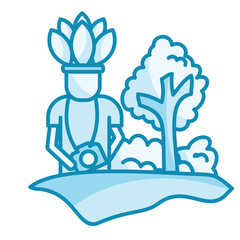 Ecotourist Icon