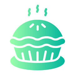 apple pie Gradient icon