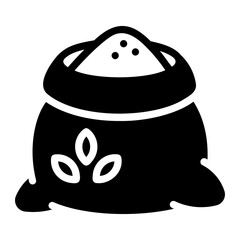 wheat flour Solid icon