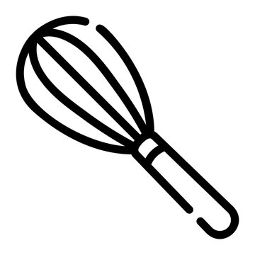 wire whisk Line Icon