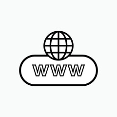 Browser Icon - Vector Logo Template.