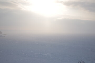 太陽と流氷