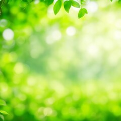 Obraz premium green leaves plant nature spring tree herb garden mint environment blurred background