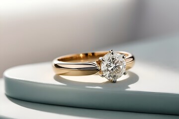 Diamond Ring on Display