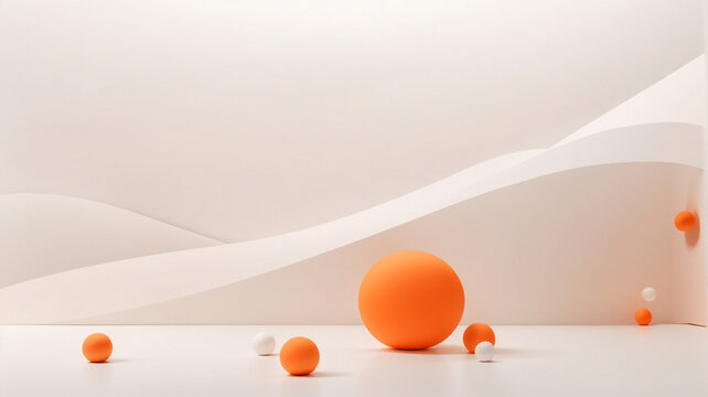 Der stilisierte moderne wei&szlig;e und orange abstrakte geometrische quadratische Hintergrund mit Schatten. Vektorillustration. Sie k&ouml;nnen f&uuml;r Poster, Flyer, Vorlagen, Banner, Hintergrundbilder verwenden.