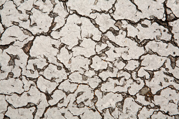 cracked asphalt floor