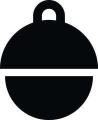 Rounded filled Ball icon.