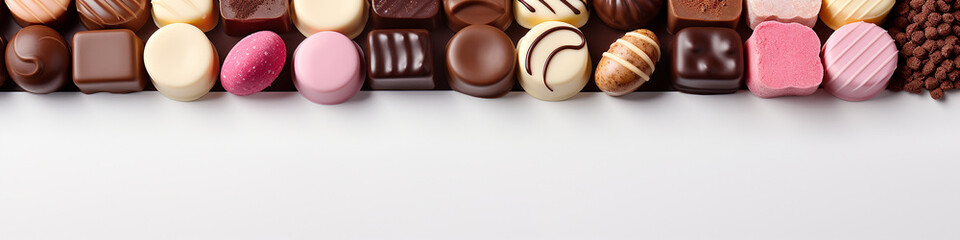 AI art  made of chocolate　チョコレートでできたフレーム