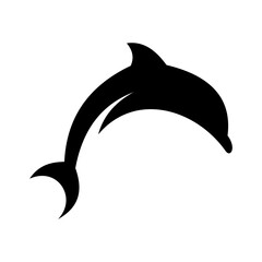 Dolphin Vector Logo Design Template