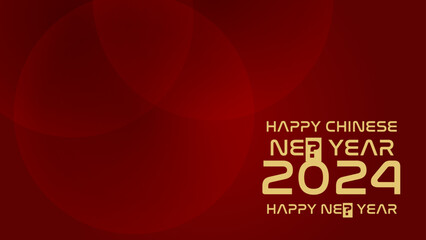 Obraz premium Happy Chinese New Year background. 2024 Chinese new year, Can be used for greetings card, flyers, invitation, posters, brochure, banners, calendar. Vector illustration
